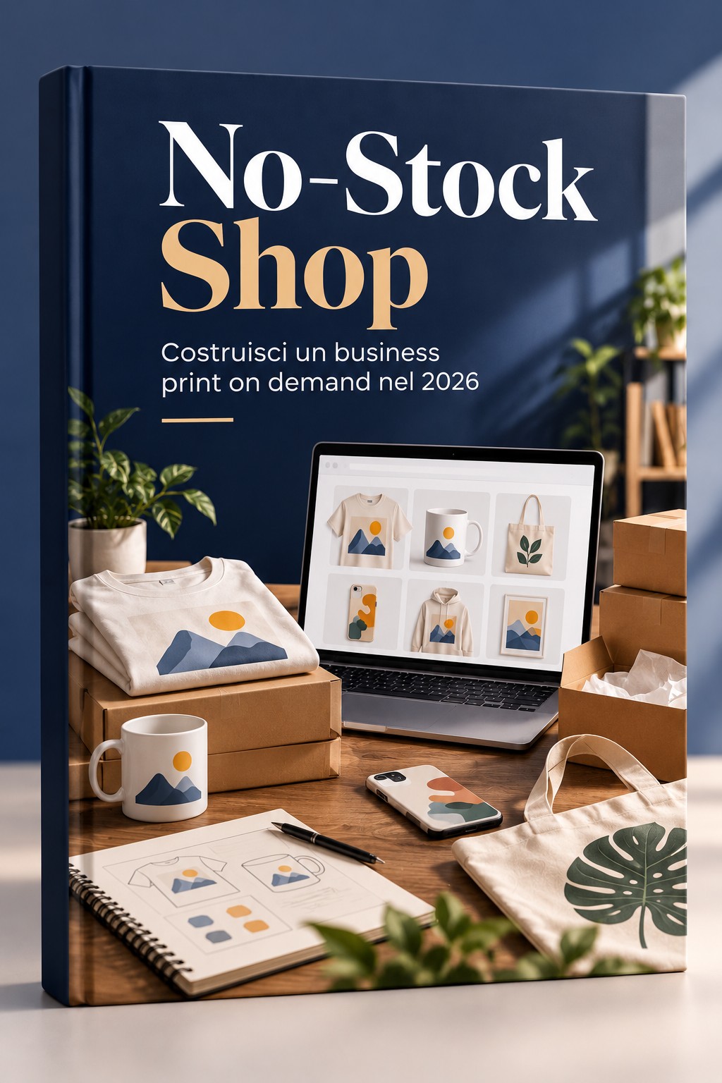 Print on demand course dashboard and free ebook cover preview